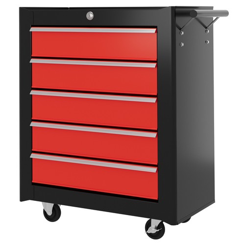 Homcom drawer tool chest - 5-drawer,