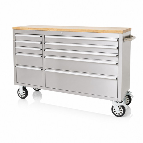 Brushed stainless steel 10 - stainless,